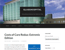 Tablet Screenshot of glasshospital.com